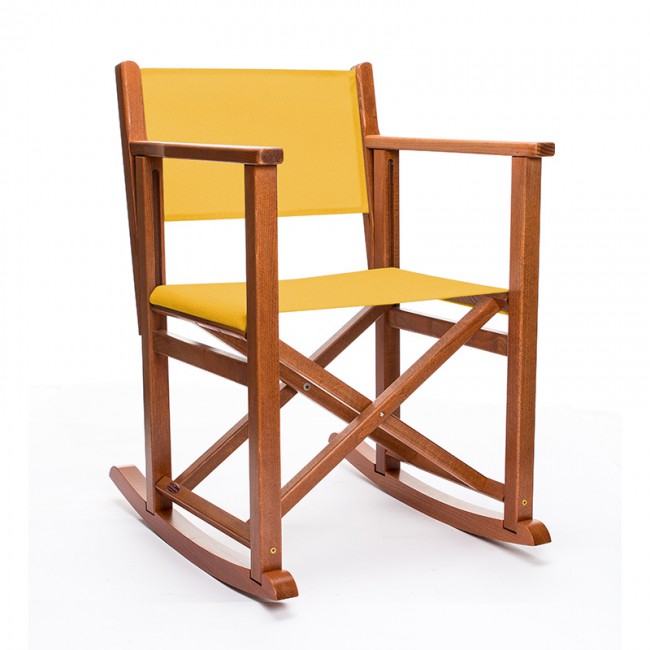 Sedia a dondolo BK - Brandy