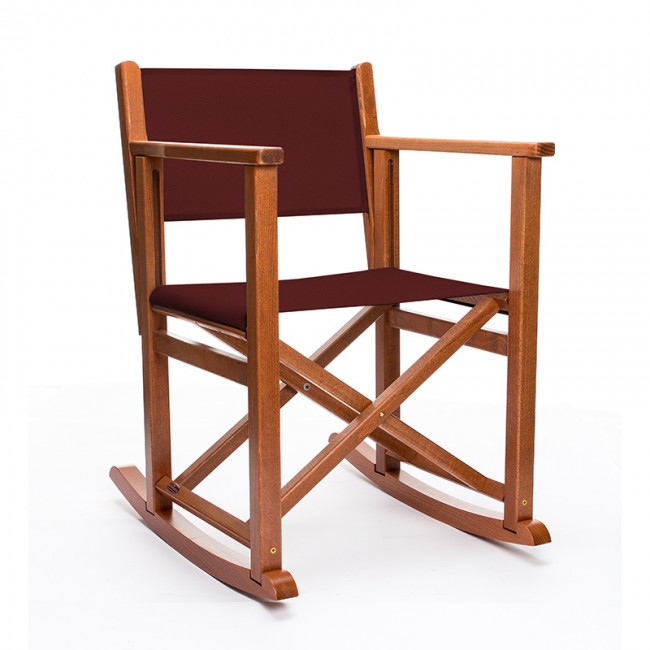 Sedia a dondolo BK - Brandy