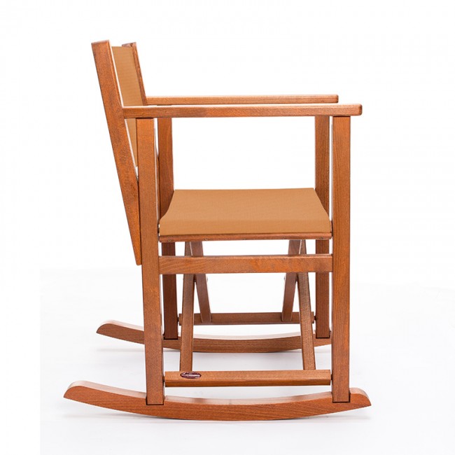 Sedia a dondolo BK - Brandy