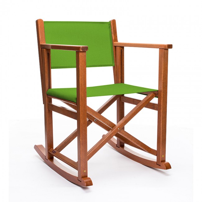 Sedia a dondolo BK - Brandy