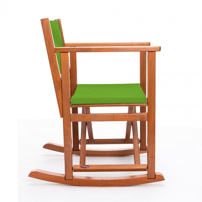 Sedia a dondolo BK - Brandy