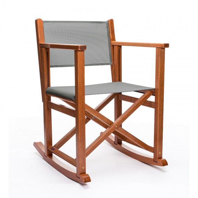 Sedia a dondolo BK - Brandy