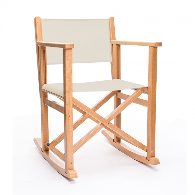 Sedia a dondolo BK - Natur