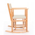Sedia a dondolo BK - Natur