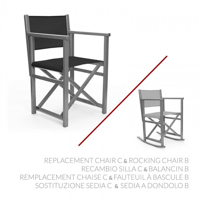 Replacement Chair C & Rocking Chair B