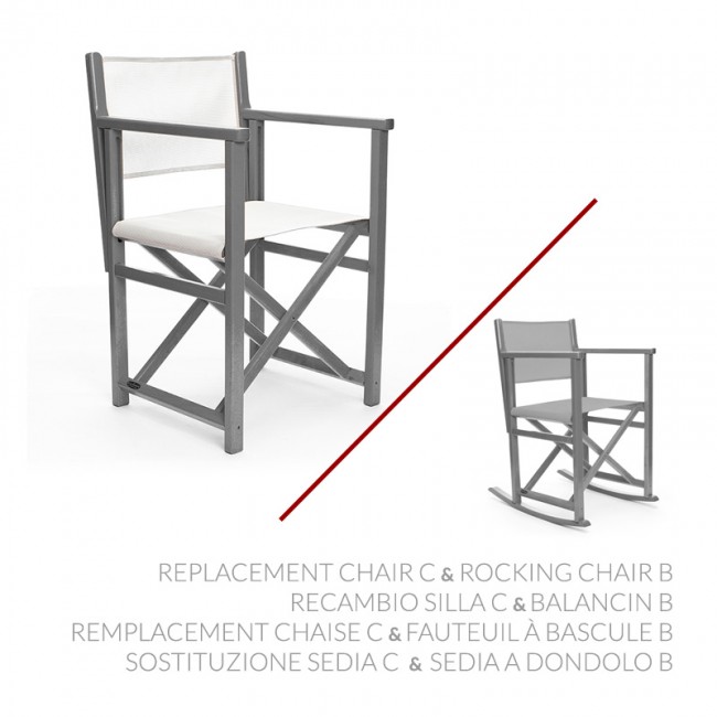 Replacement Chair C & Rocking Chair B