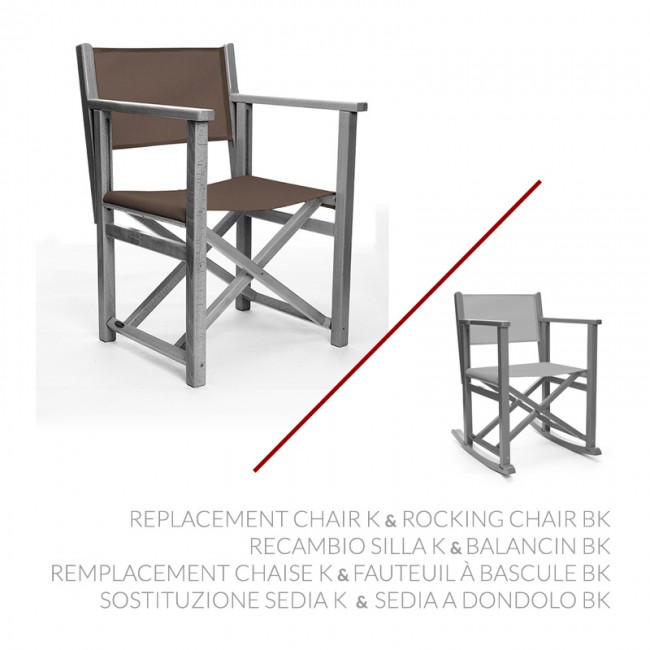 Sostituzione Sedia K & Sedia a dondolo BK