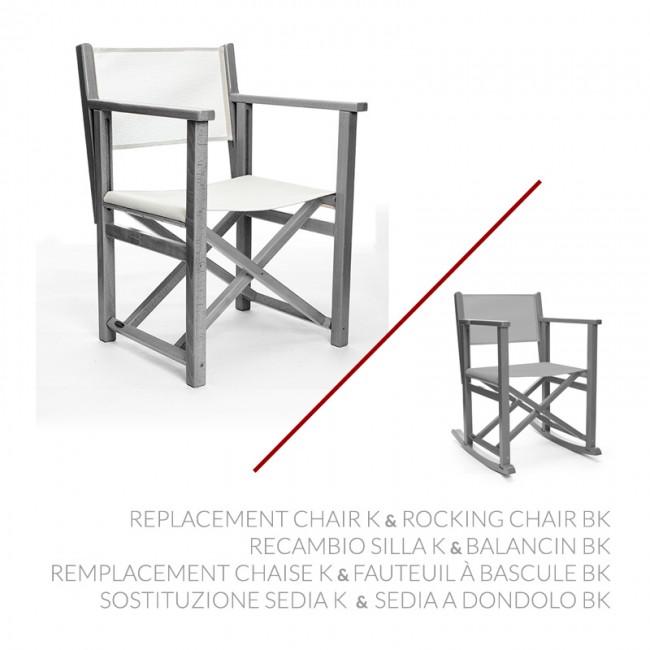 Remplacement Chaise K & Fauteuil à bascule BK