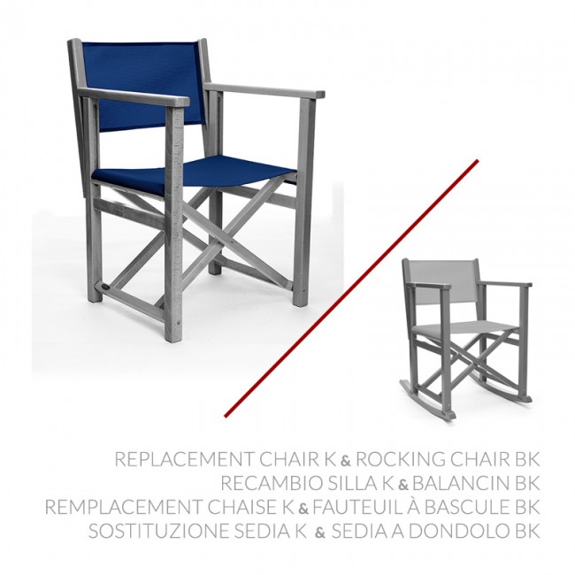 Remplacement Chaise K & Fauteuil à bascule BK