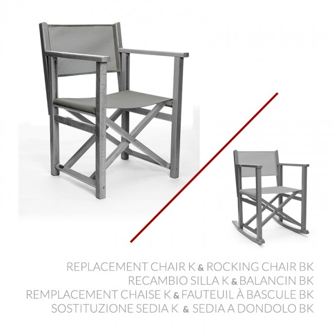 Remplacement Chaise K & Fauteuil à bascule BK
